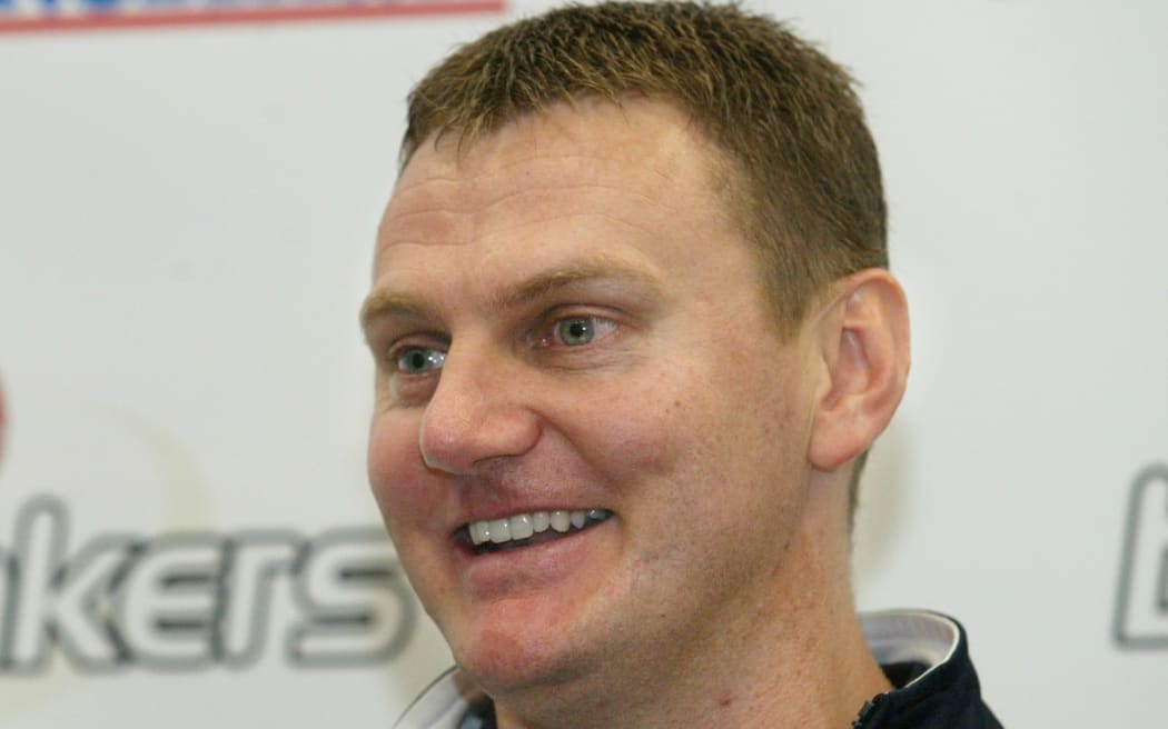 New Tall Ferns coach Guy Molloy.