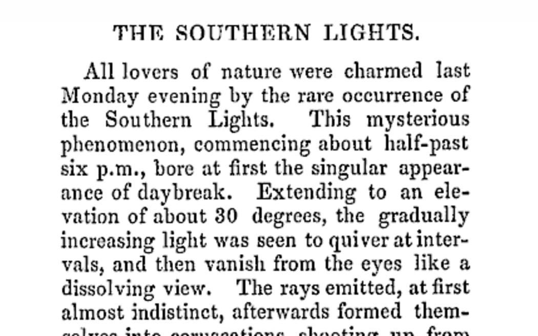 An excerpt from a newspaper.