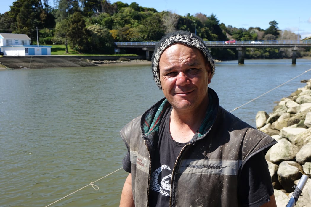 Whitebaiter Mark Nicholas says he’s not concerned about the water quality in the Waitara River and he’ll be taking a dip later in the summer like he does every year.