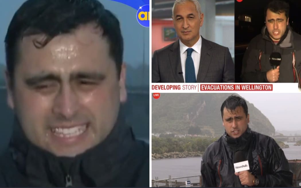 Newshub's Caley Callahan reports on wild weather.