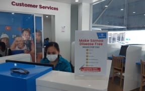 Surgical face masks are now becoming a common sight in the shops and streets of Apia as the community responds to the measles epidemic.