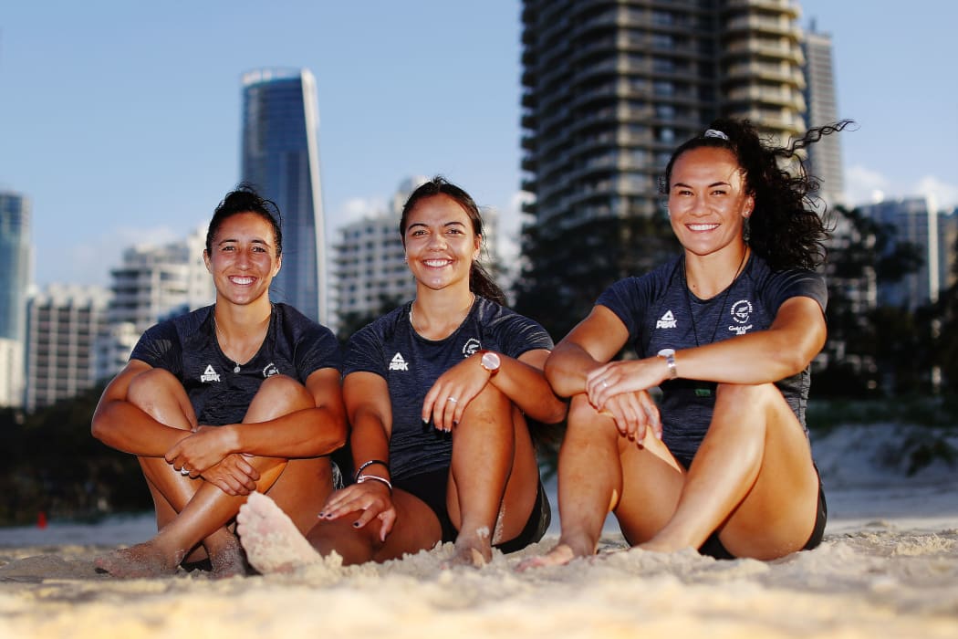 Sarah Goss, Stacey Waaka and Portia Woodman