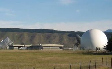 The Government Communications Security Bureau (GCSB)'s spy base at Waihopai, near Blenheim.