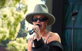Bailey Wiley performing at WOMAD in New Plymouth on 17 March, 2024.