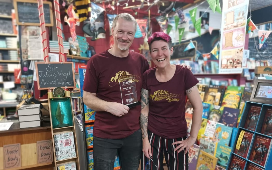 Gareth and Louise Ward run independent bookshop Wardini Books, with stores in Havelock North and Napier.