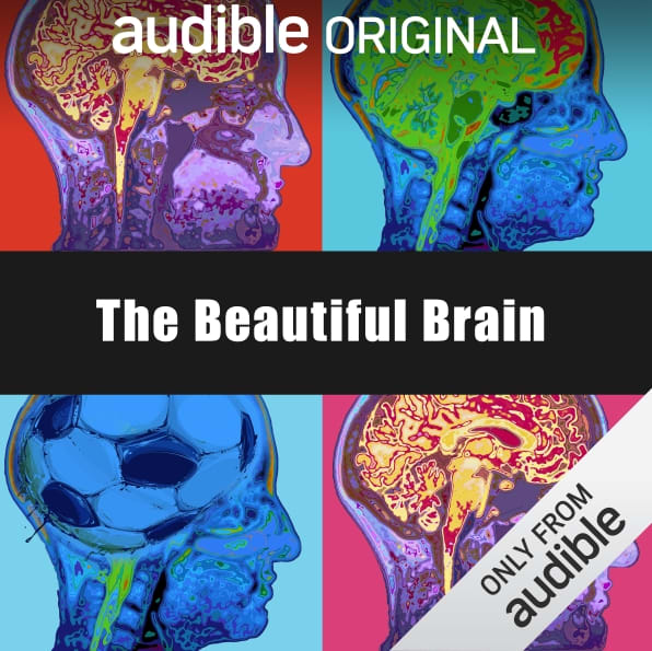 The Beautiful Brain logo (Supplied by Audible)
