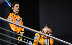 McLaren team-mates Oscar Piastri and Lando Norris.