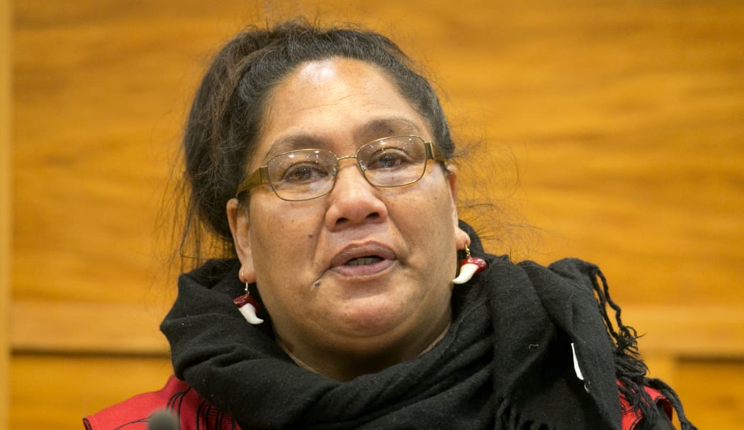 Nicola Rangitoheriri, grandmother of Moko Rangitoheriri, gives evidence at the inquest  into the three year old's death.