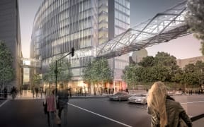 An artist's impression of the convention centre.