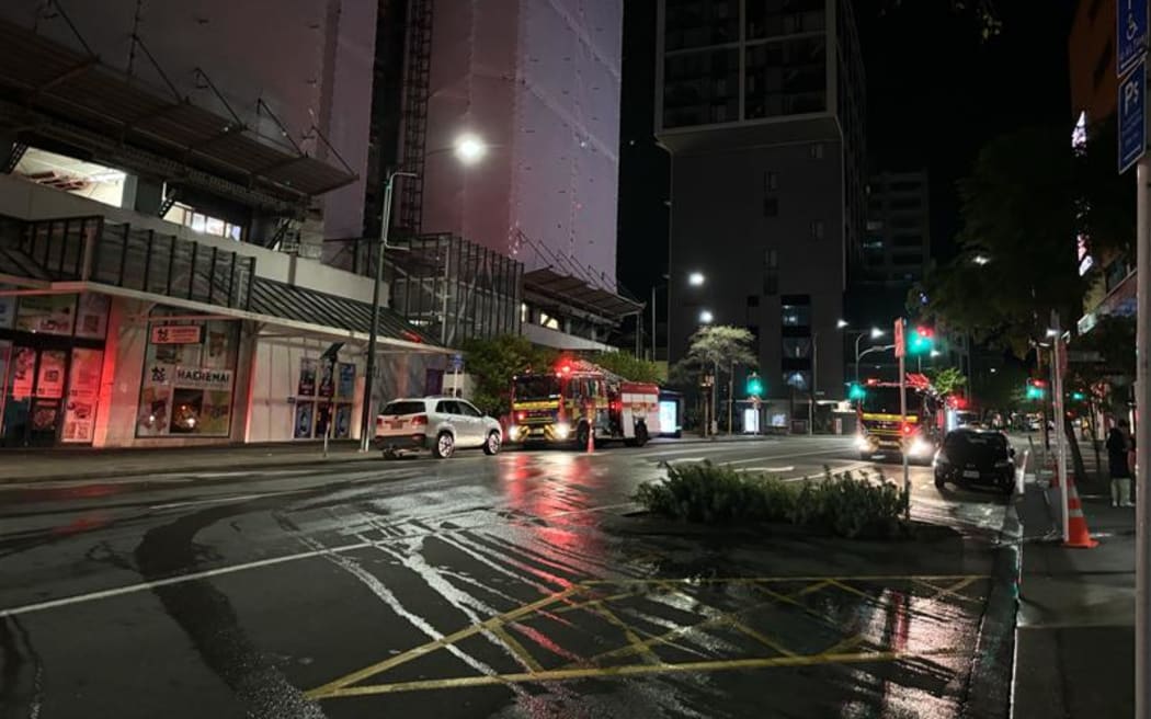 Fire at Mercure Hotel Wellington