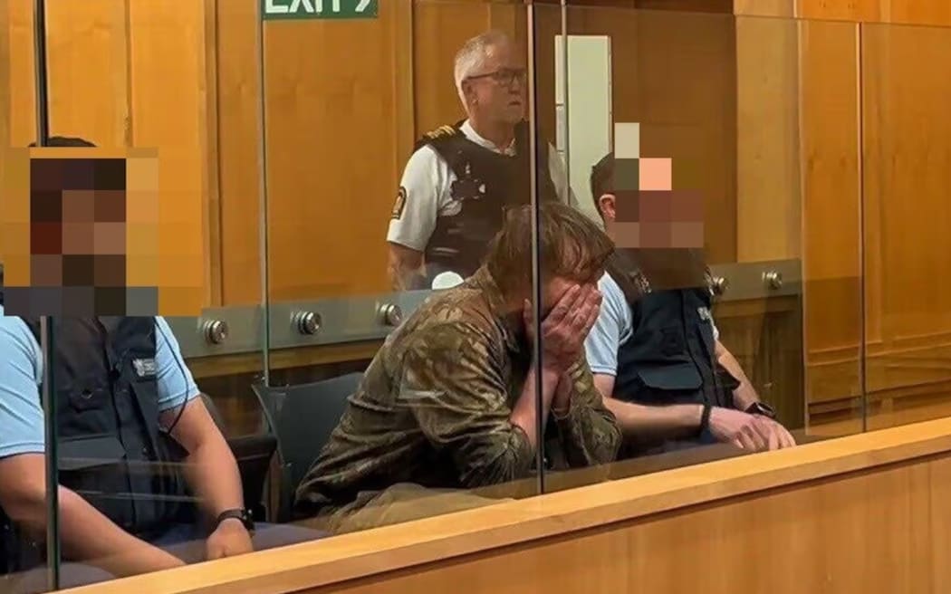 Mark Jefferson in the High Court at Hamilton this morning.