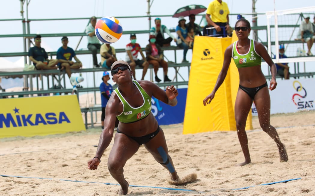 Sherysyn Toko and Majabelle Lawac are aiming for gold at the Pacific Games.