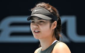 British tennis player Emma Raducanu