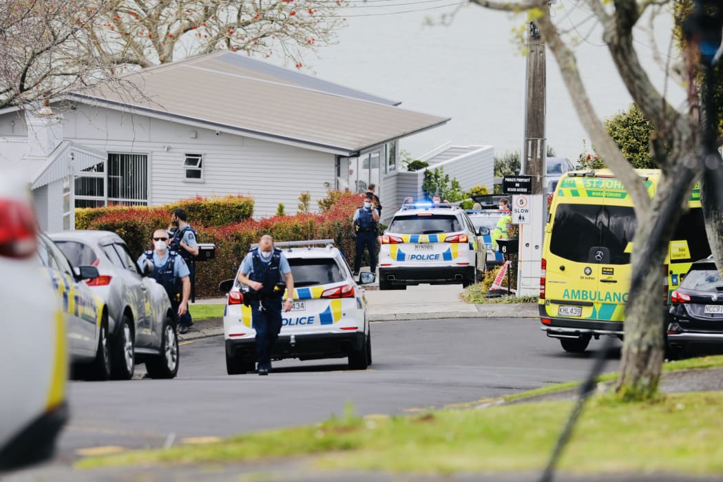 One person in possession of a firearm has been shot by police and is in a serious condition after a chase in Auckland this morning that ended on Lilac Grove, Hillsborough, Auckland.