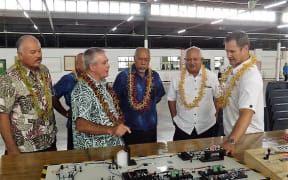 General manager of Fero explains operation at Samoa launch