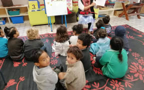 Fa'a Samoa: Nora Lepaila teaches her class the Samoan language.