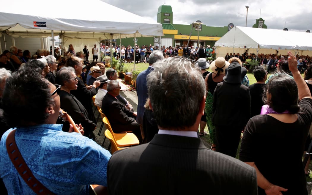 The pōwhiri at Rātana.