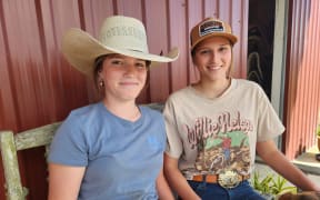 The Wood sisters Riley (14) and Lylah (16)