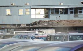 A specialist fire investigator, Linda McHugh, said the building was thickly covered in asbestos.