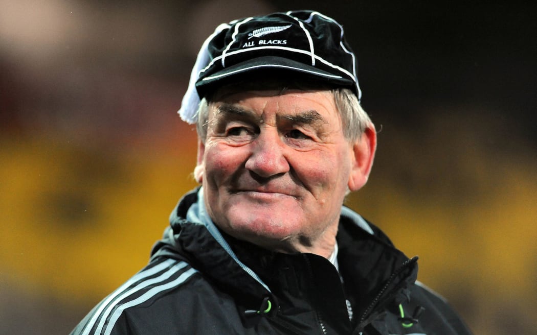 Sir Brian Lochore during the 2nd Test Match, All Blacks v France. , Westpac Stadium, Wellington,20 June 2009. Photo:PHOTOSPORT