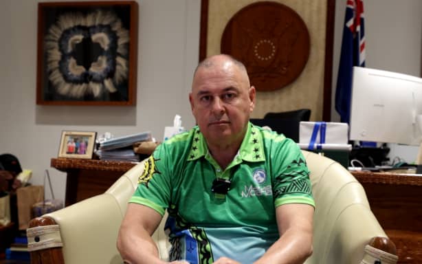 Leader of the Cook Islands Party, Mark Brown.