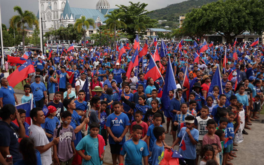Toa Samoa supporters rally for their national rugby league team