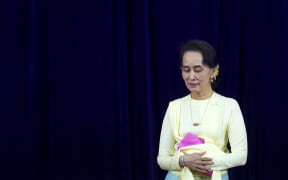 Myanmar State Counsellor Aung San Suu Kyi.