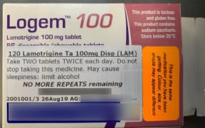 The Logem brand of lamotrigine, which a woman with epilepsy was taking when she died. 
A sticker on it said it was the same medication she had previously been taking.
