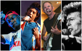 Dizzee Rascal, Chris Knox, Mick Jagger and David Bowie as shot by Garry Brandon