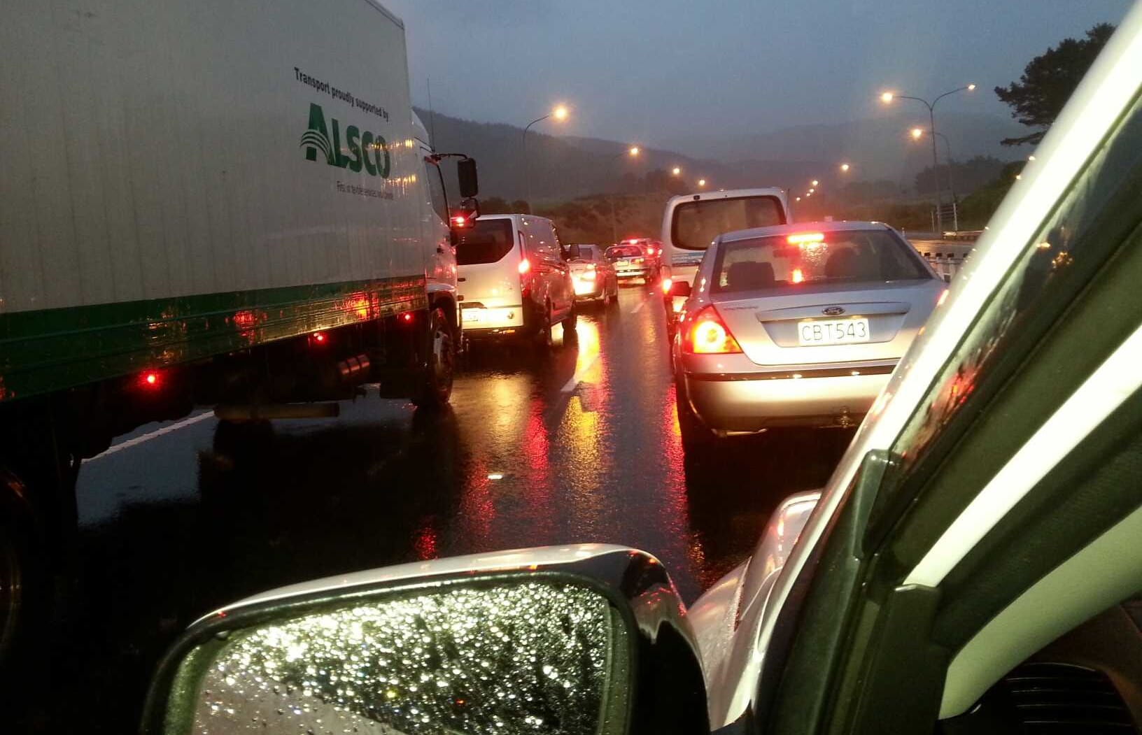 Commuters stuck on the Kapiti Coast.