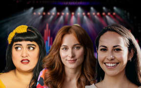 Va’ine Fresh opens doors for Pacific women in stand-up. From left: Angella Dravid, Rhiannon McCall and Sarah Richards.