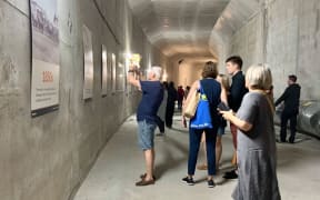 Visitors at the City Rail Link open day, on Sunday 17 November.