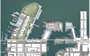 Auckland Council's outline of how it's village layout could be used post-America's Cup.