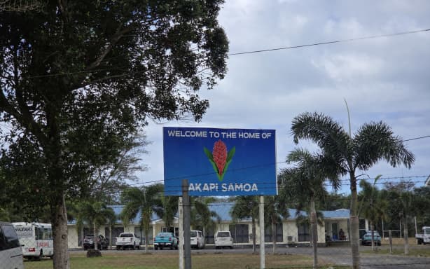 Lakapi Samoa billboard in Apia.
