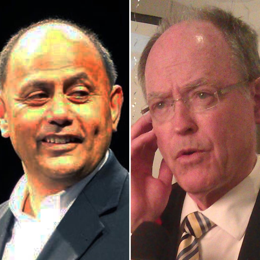 Willie Jackson and Don Brash