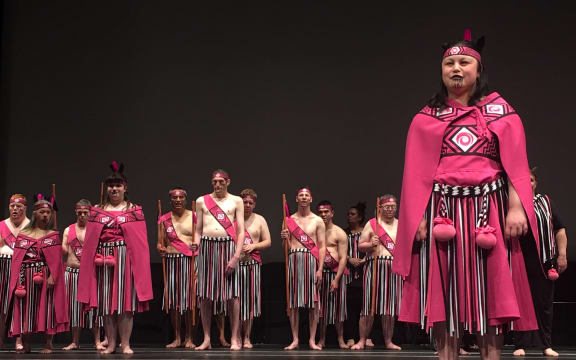 Kapa haka group Te Roopu Manaaki are from rural Wairarapa.