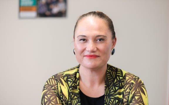 Carmel Sepuloni photographed in her Kelston electorate office.