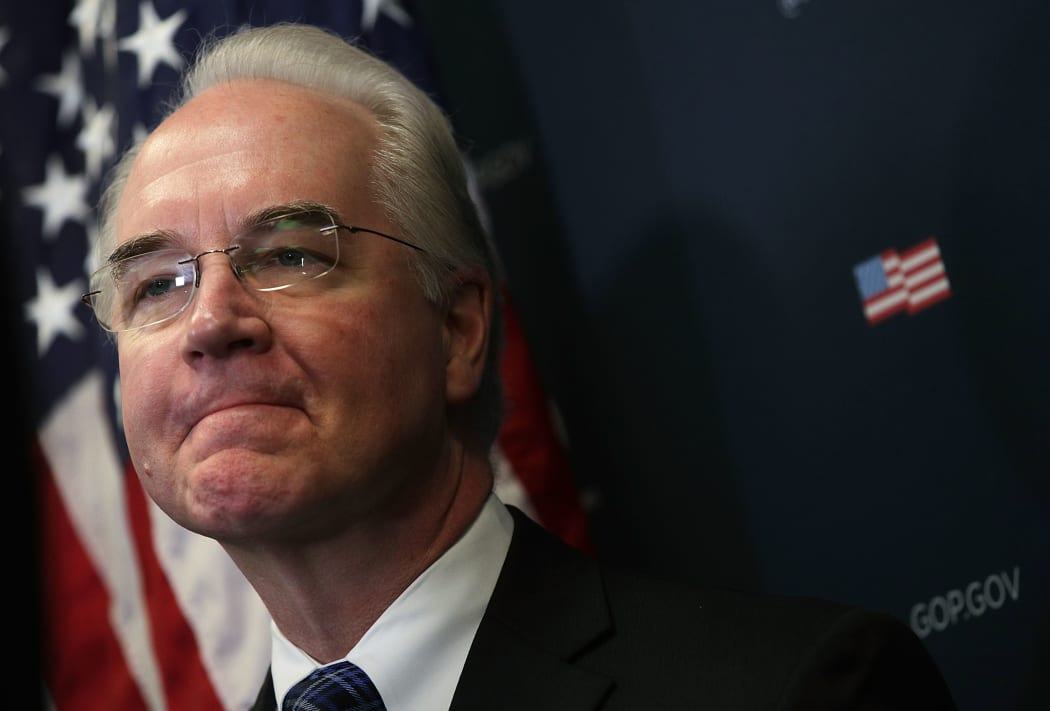 Tom Price resigned as US health secretary after using private planes at taxpayers' expense
