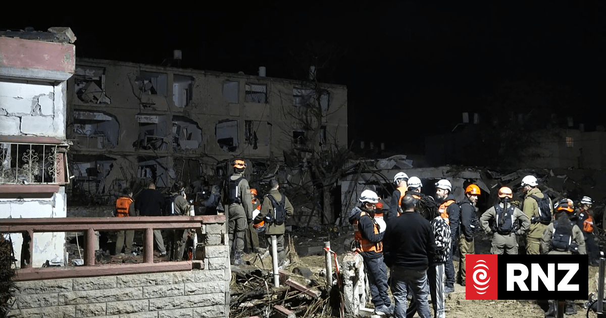 Iran missile hits Israeli town, home to nuclear site