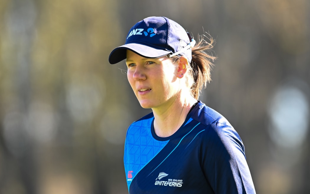 Lauren Down during the White Ferns Training camp.