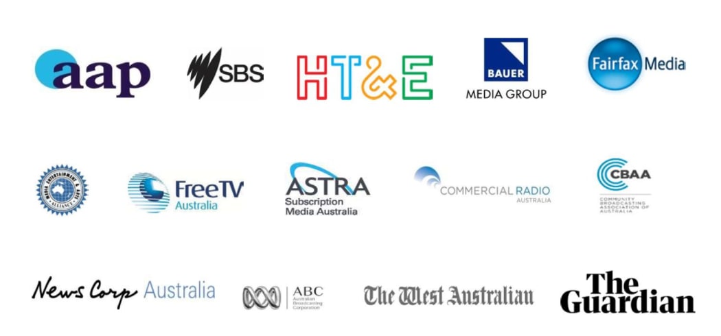 14 of the biggest names in the Australian news media scene have united to oppose tougher national security laws.