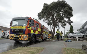 A vegetation fire in Spinnaker Reserve in Whitby.