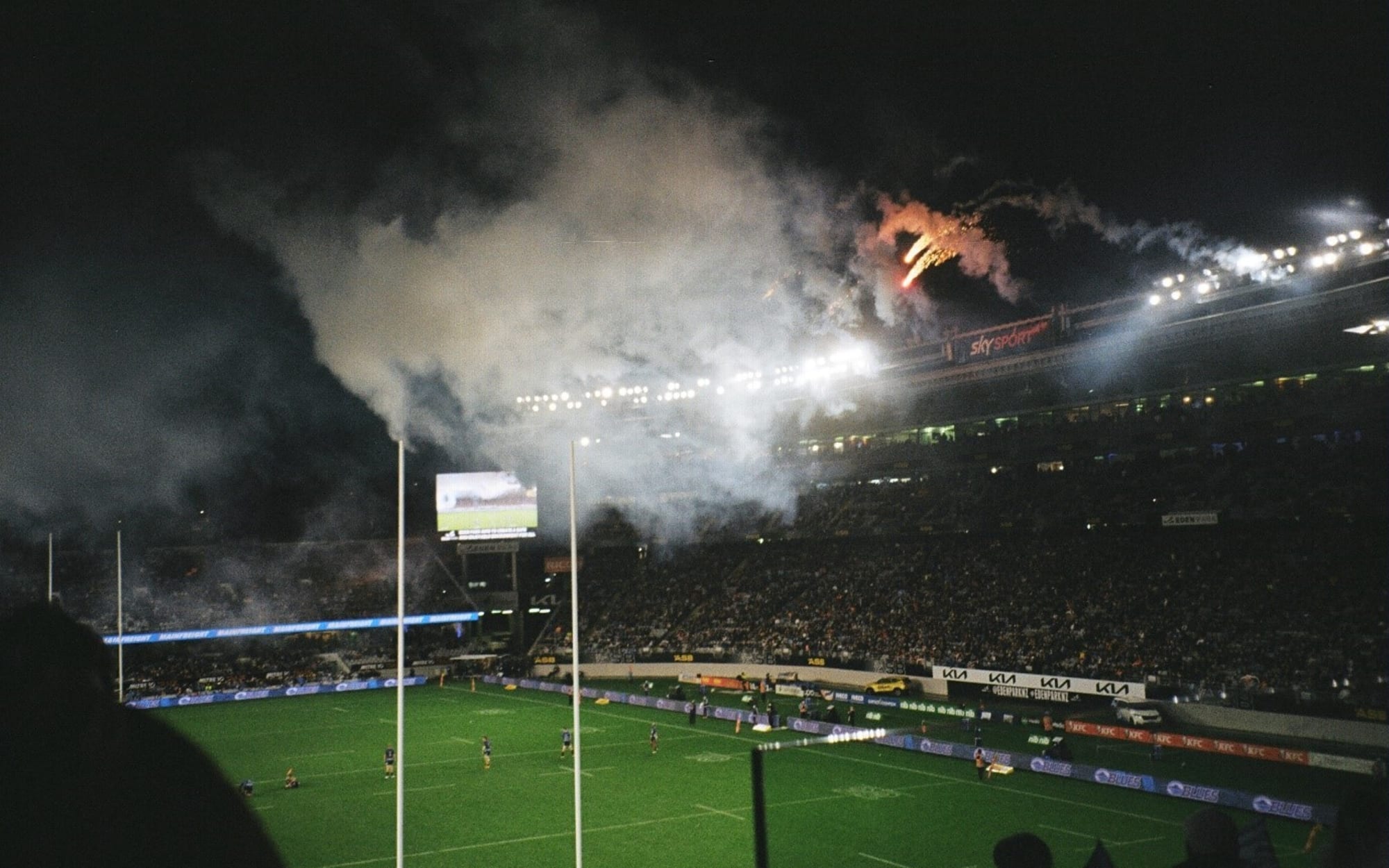 Eden Park on game day.