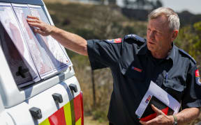Dave Stackhouse tells media about new fireworks ban and the fire risk in Canty