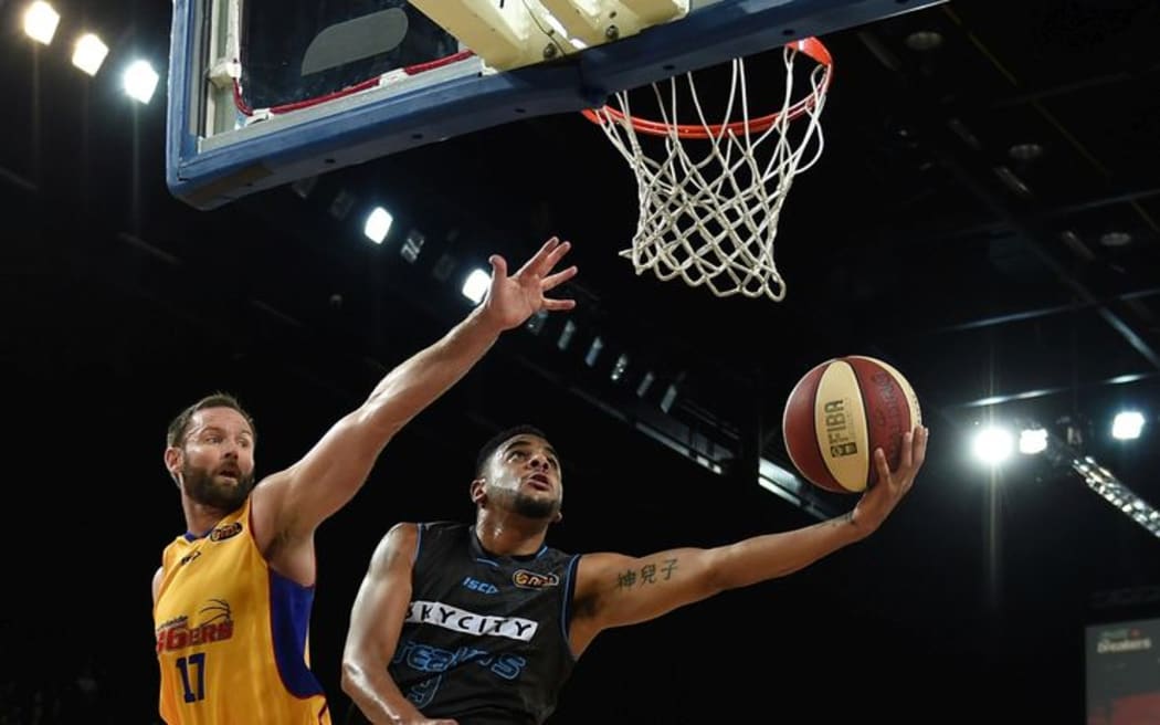 Corey Webster in action against Adelaide.