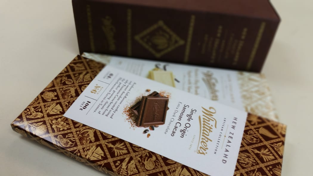 Whittaker's 'Single Origin Samoan Cacao' using Trinitario Cocoa beans from the Vaai Family Plantation in Savaii