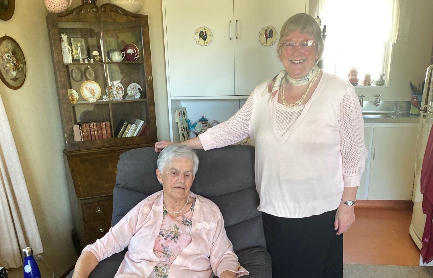 Pat and Lorna, long-term Panama Village tenants, are looking forward to plans for new pensioner flats.