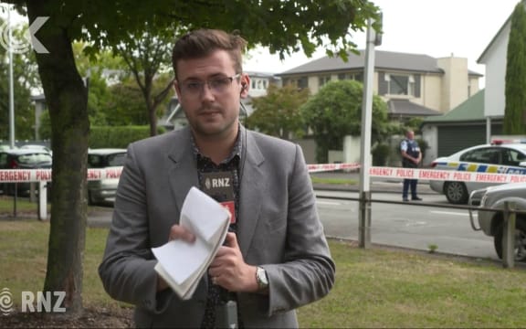 Heavy police presence remains at Christchurch mosque