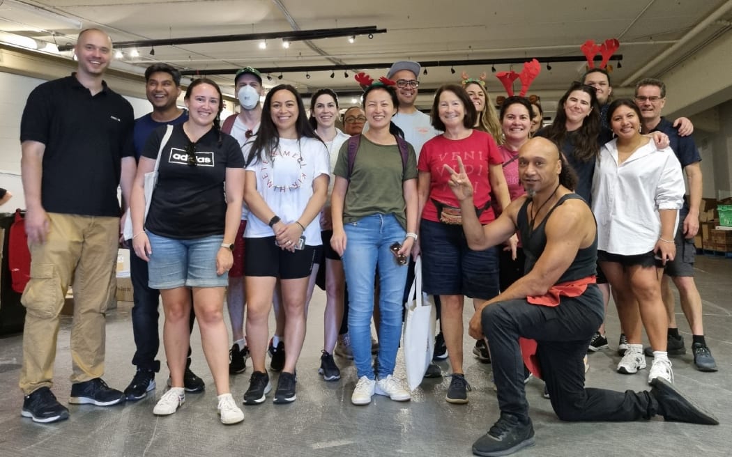 Auckland City Mission volunteers.