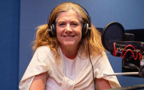 Kathryn Ryan in the studio.